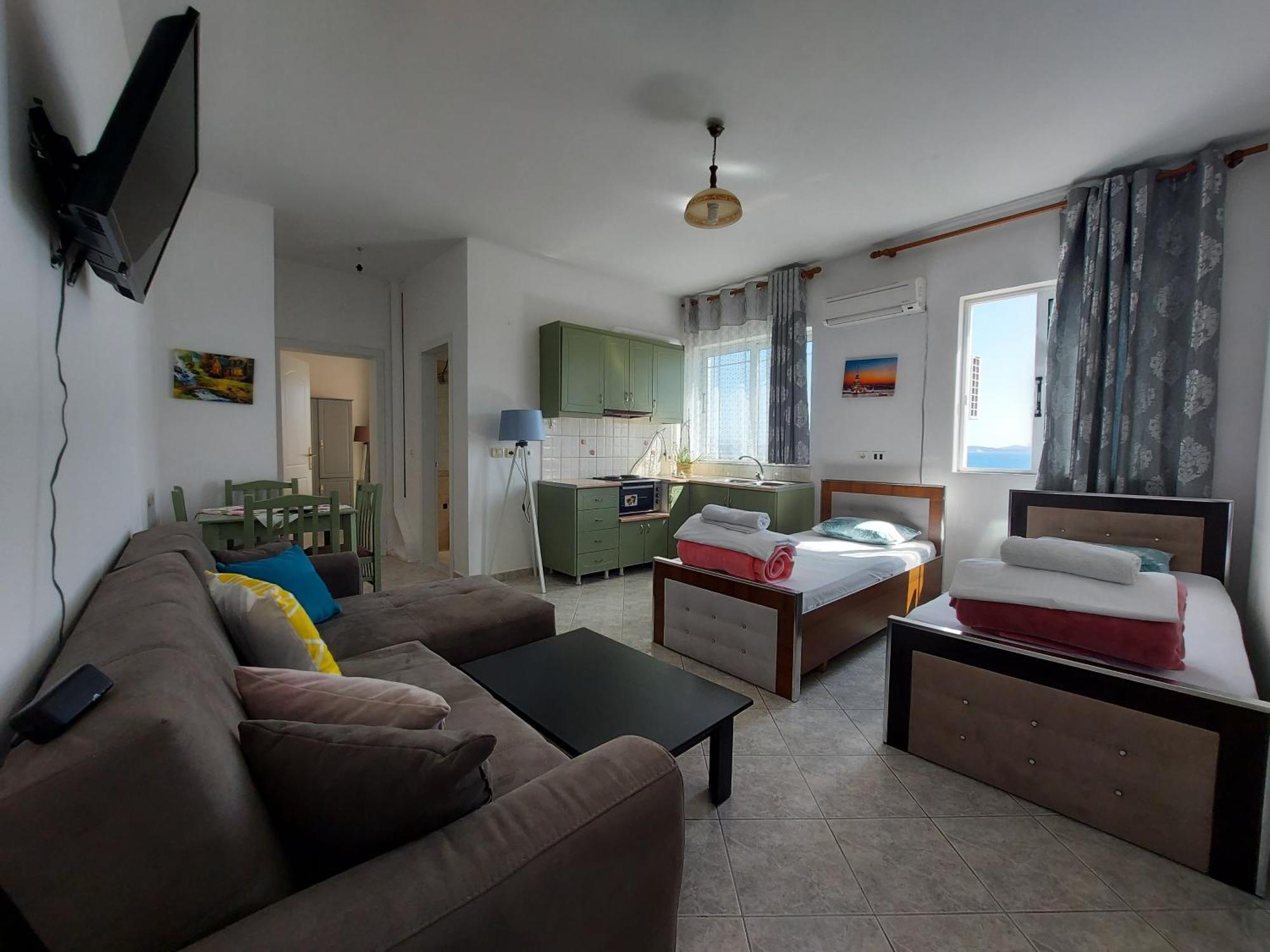 Ferienwohnung Vila Stupende Sarandë Zimmer foto